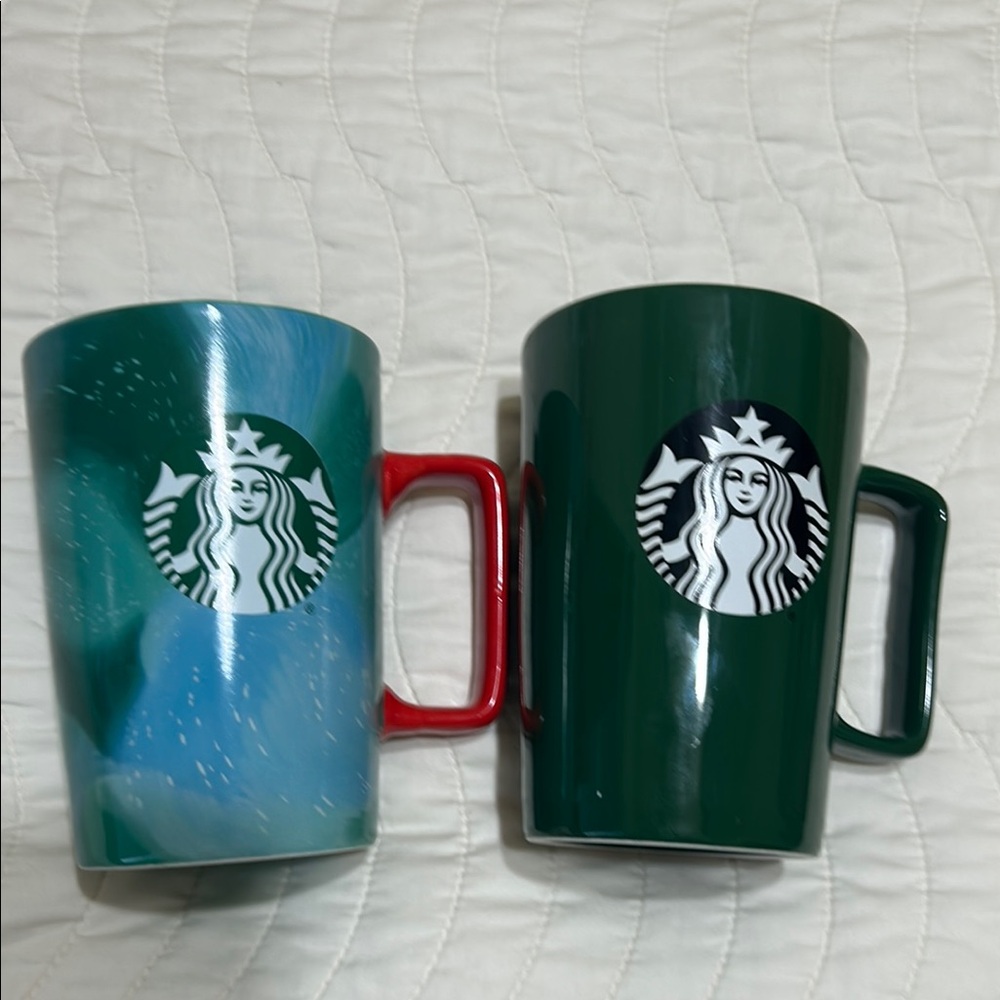 Starbucks Dual-Tone Mug Pair